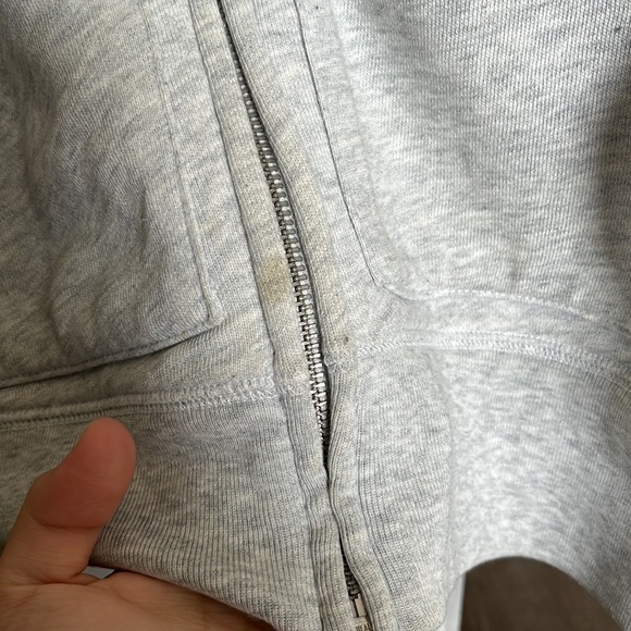 🌟free w/purchase🌟GAP Vintage Soft Classic Hoodie Grey Zip with Gap Logo - Picture 7 of 7